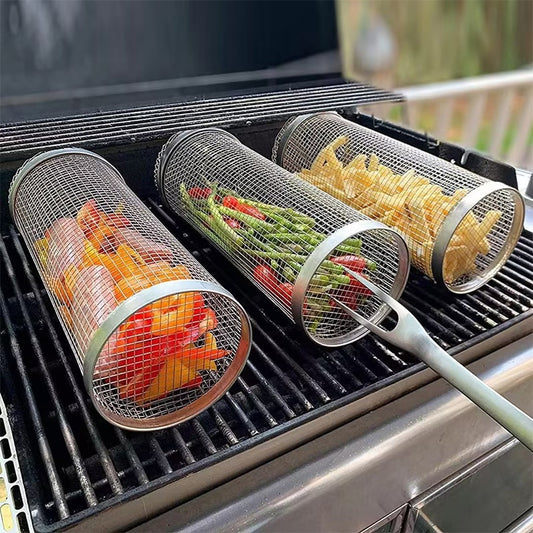 🔥Final Day Sale! Get a whopping 50% discount on the Rolling Grilling Basket!
